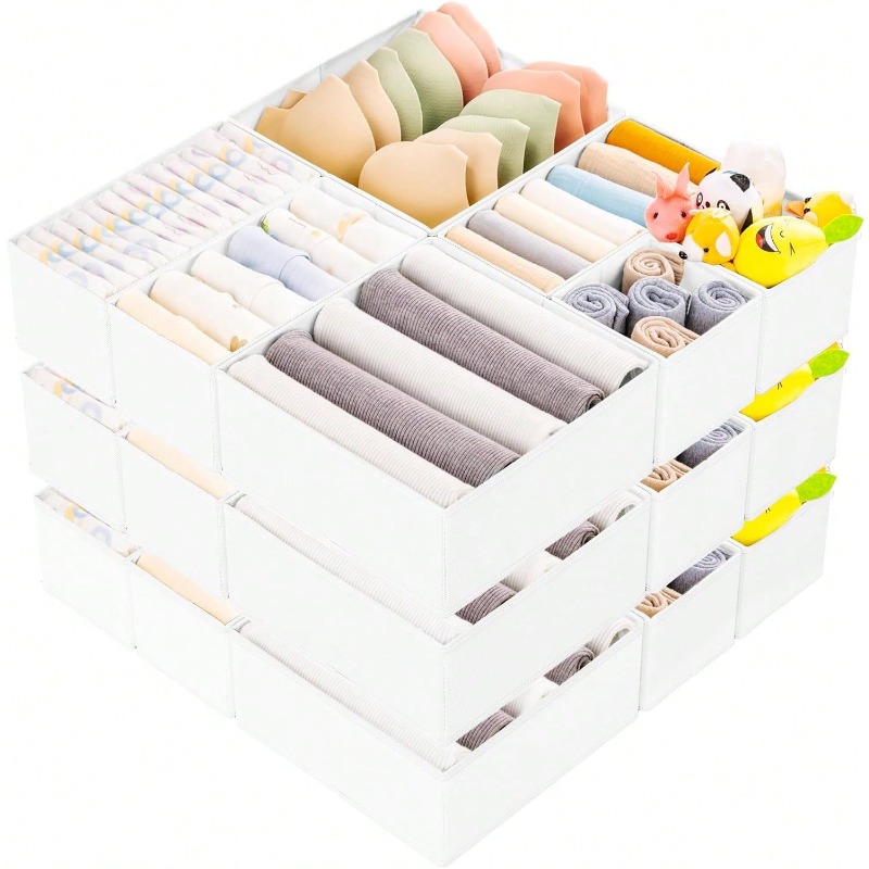 Baby Clothing Storage - 15PCS Drawer Organizer Clothes - Foldable
