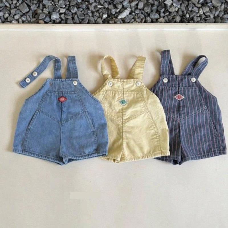 Baby Overall Denim - 2025 Summer New Children Denim Overalls
