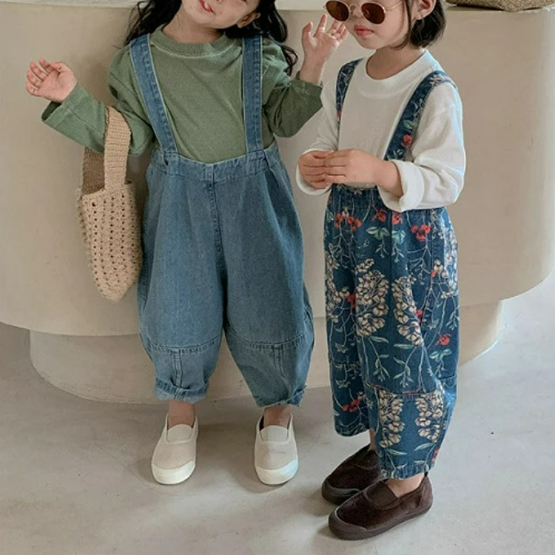 Baby Overall Denim - 2025 Summer Boys And Girls Denim