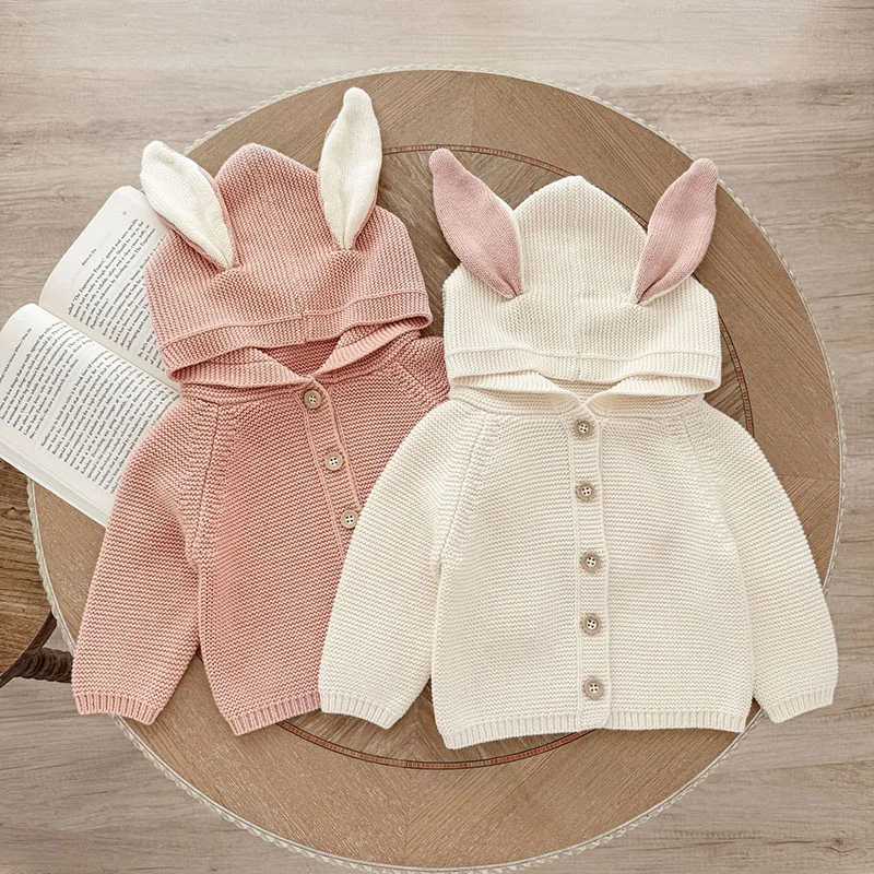 Knit Cardigan Infant - 2025 New Autumn 0-3Yrs Baby Clothes