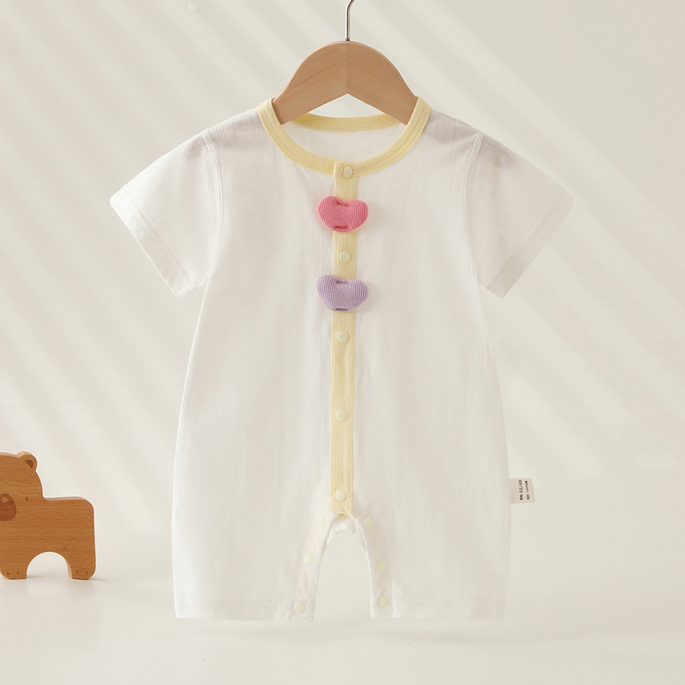 Baby Clothing Types - Baby Girl Onesie Short Sleeve Cotton