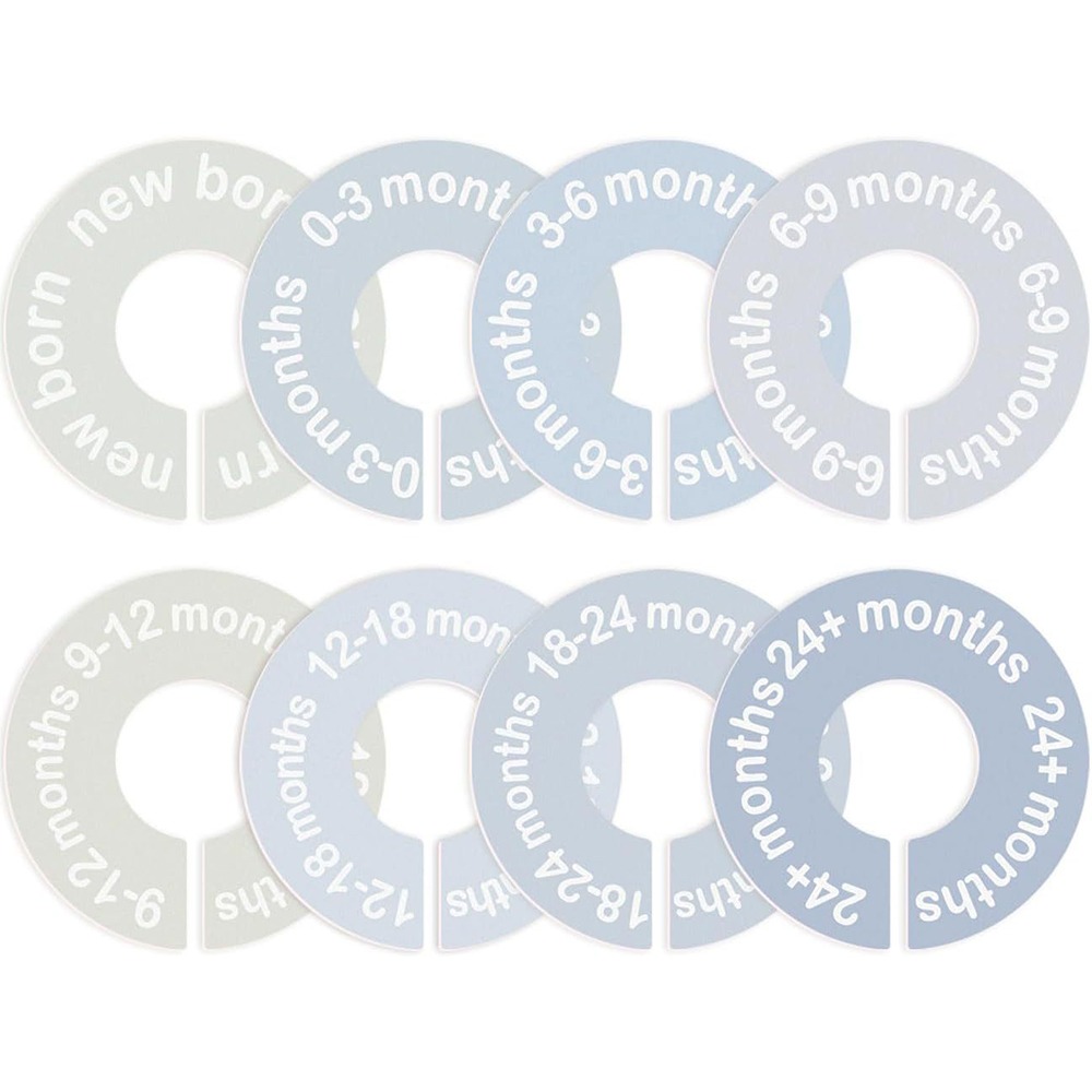 Baby Clothing Tags - 68/9Pcs Organizing Hangers Baby Clothing Size