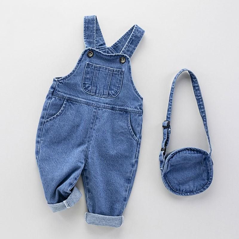 Baby Overall Denim - Baby Fashion Versatile Jeans Overalls Spring