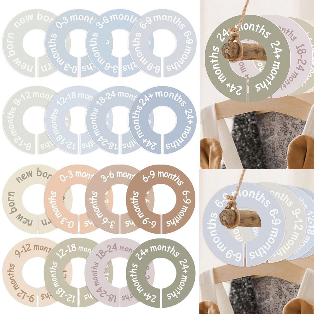 Baby Clothing Tags - 68/9Pcs Organizing Hangers Baby Clothing Size