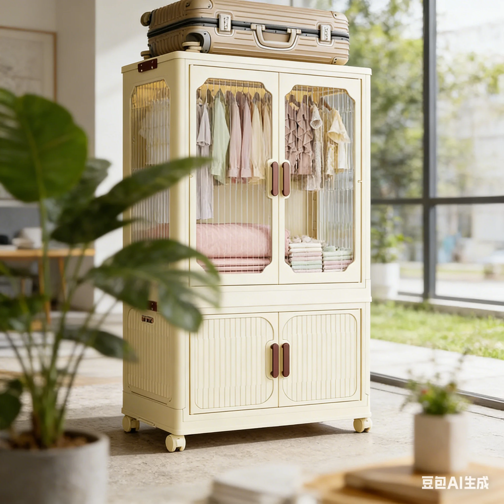 Baby Clothing Storage - AOLIVIYA Baby Plastic Wardrobe With Infant