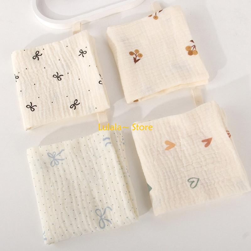 Y4QA Pack of 5pcs Soft Baby Wa - Printed Bibs Pack review and price