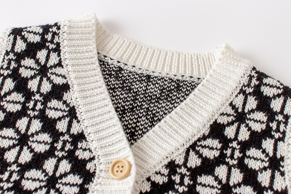 2025 Spring and Autumn New Gir - Knit Cardigan Infant review and price