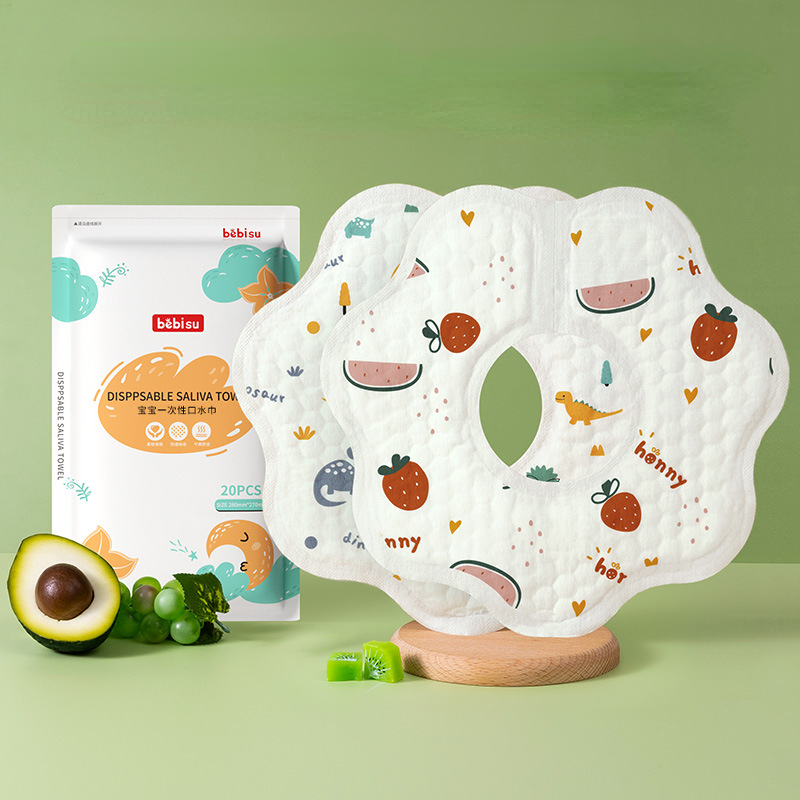 Disposable Baby Bib 20pcs/pack - Printed Bibs Pack review and price