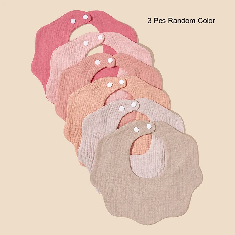3 Packs (Random Color) Baby Ba - Printed Bibs Pack review and price
