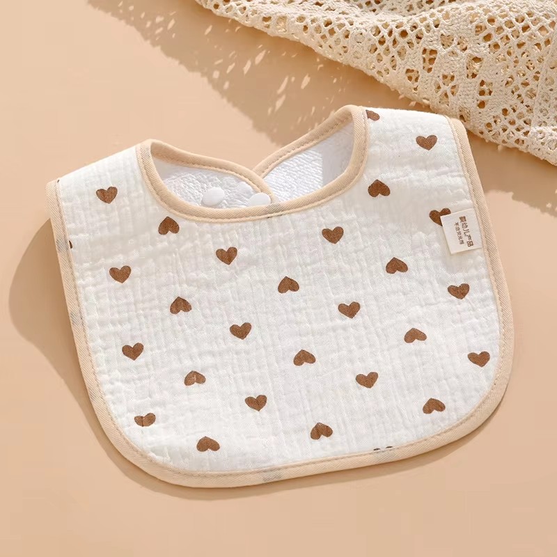 7pcs/pack Cartoon Print Baby B - Printed Bibs Pack review and price