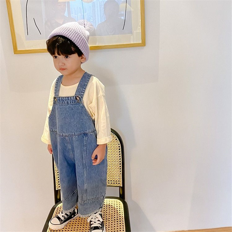 Autumn New Children's Loose Wi - Baby Overall Denim review and price
