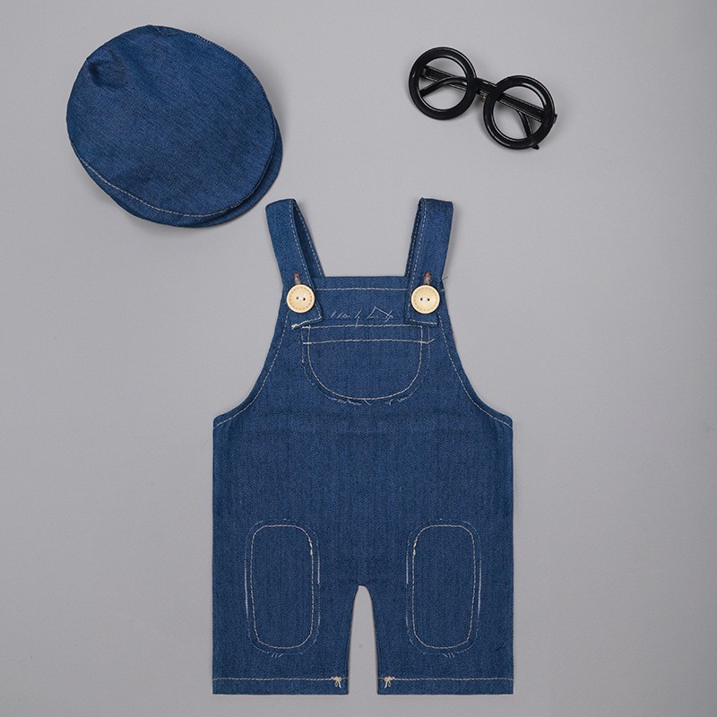 ❤️Newborn Photography Clothing - Baby Overall Denim review and price