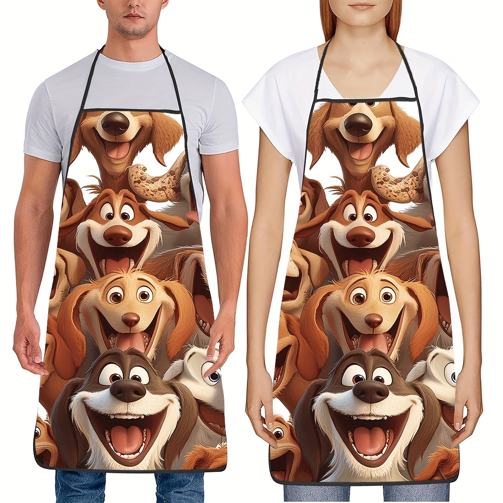 Cartoon Dog Pack Apron – 8 Pla - Printed Bibs Pack review and price