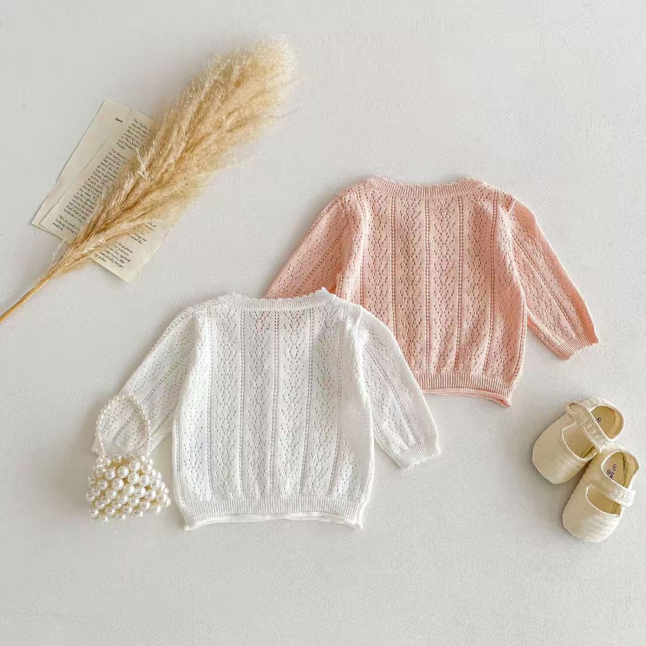 Korean-style Baby Girls' Top - - Knit Cardigan Infant review and price
