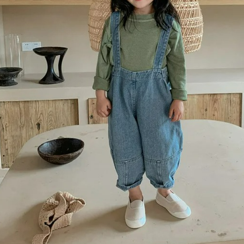 2025 Summer Boys And Girls Den - Baby Overall Denim review and price