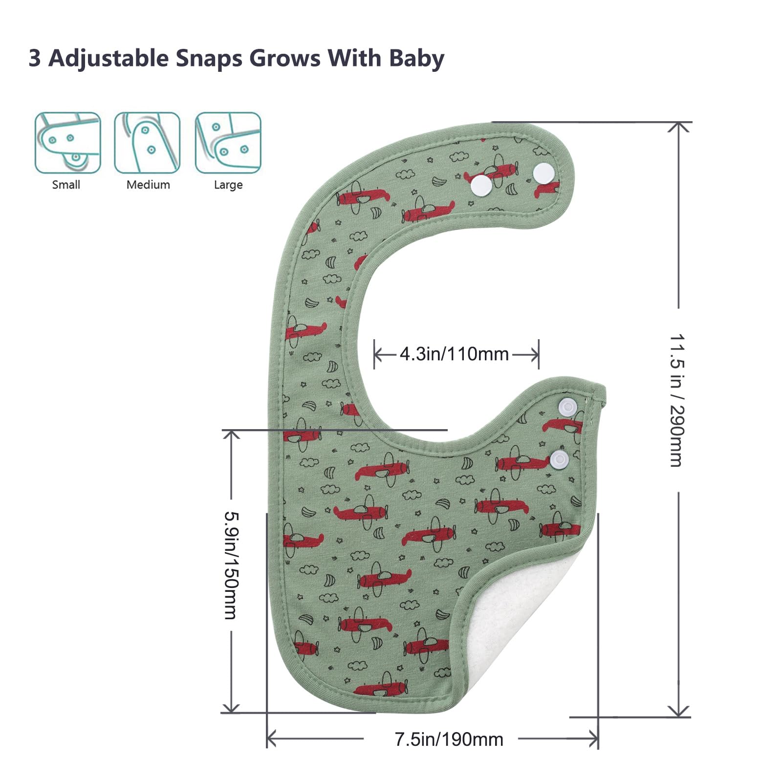 10-Pack Baby Bandana Bibs Soft - Printed Bibs Pack review and price