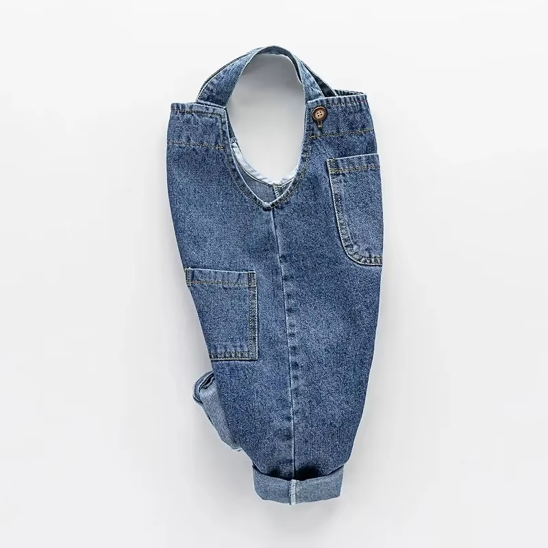 Spring and Autumn New Children - Baby Overall Denim review and price
