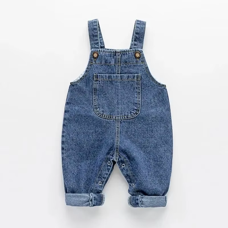 Spring and Autumn New Children - Baby Overall Denim review and price