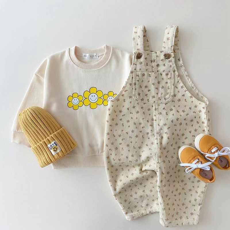 Infant Girl Strap Trousers Sol - Baby Overall Denim review and price