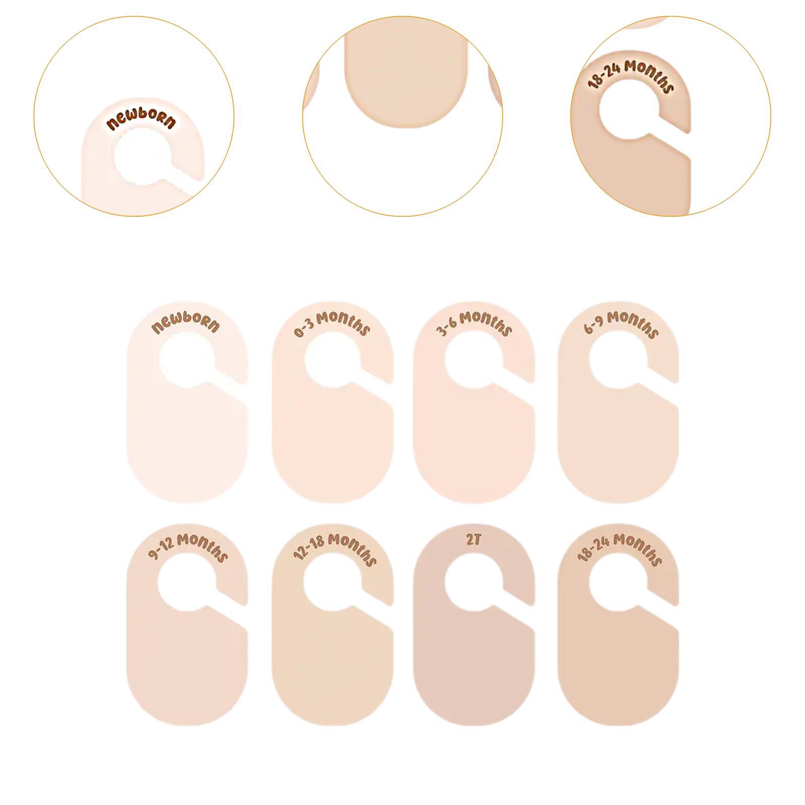 8 Pieces Blank Clothing Rack D - Baby Clothing Tags review and price