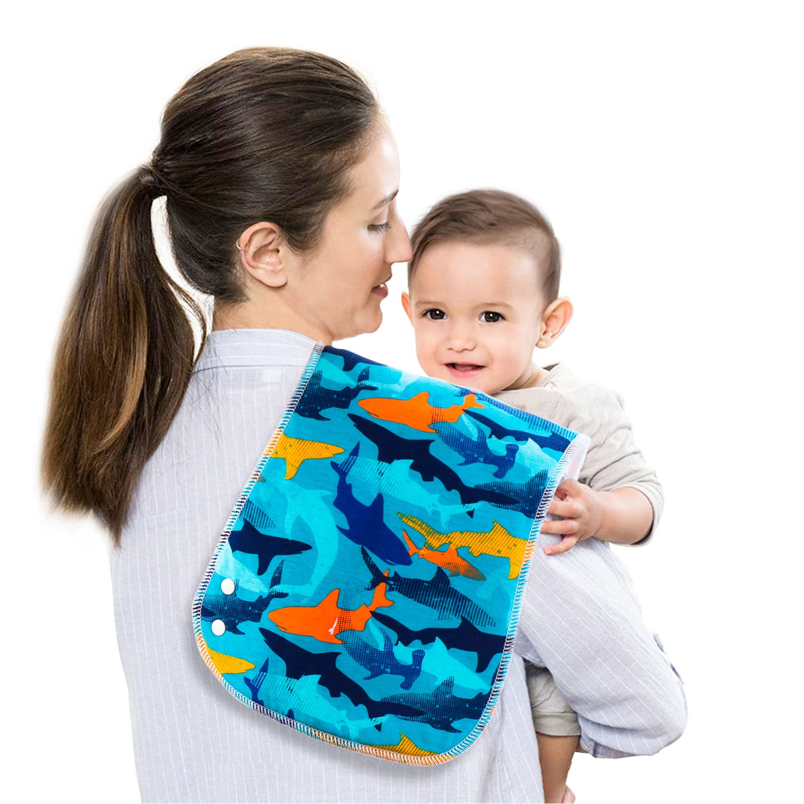 Benoxine 6-Pack 2-in-1 Baby Bu - Printed Bibs Pack review and price