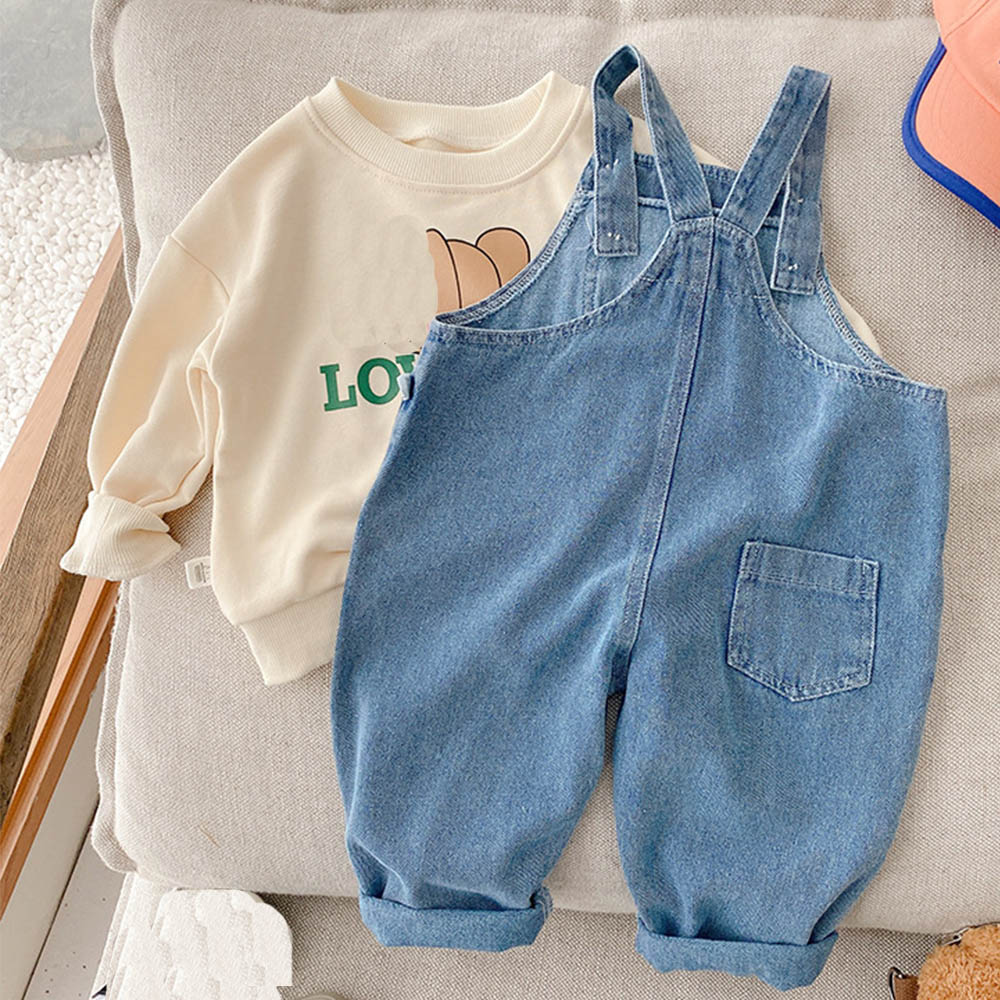 Girls Jumpsuit Blue Denim Soli - Baby Overall Denim review and price