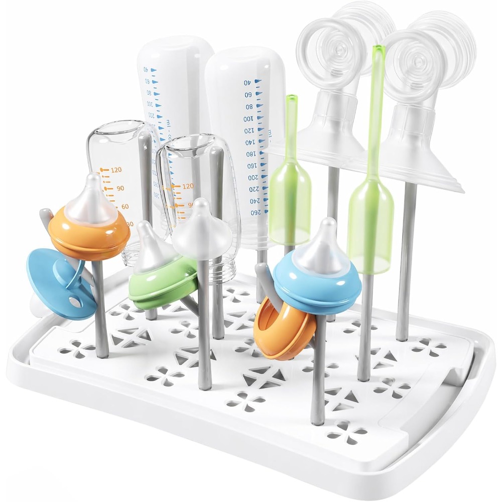 Baby Bottle Drying Rack with T - Baby Clothing Storage review and price