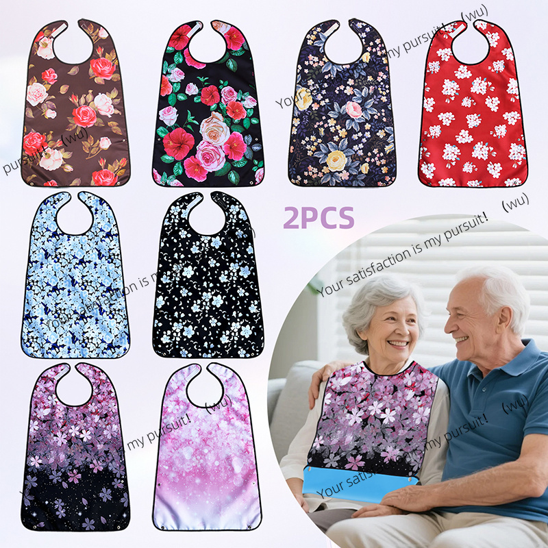 2-Pack Adult Dining Bibs with  - Printed Bibs Pack review and price