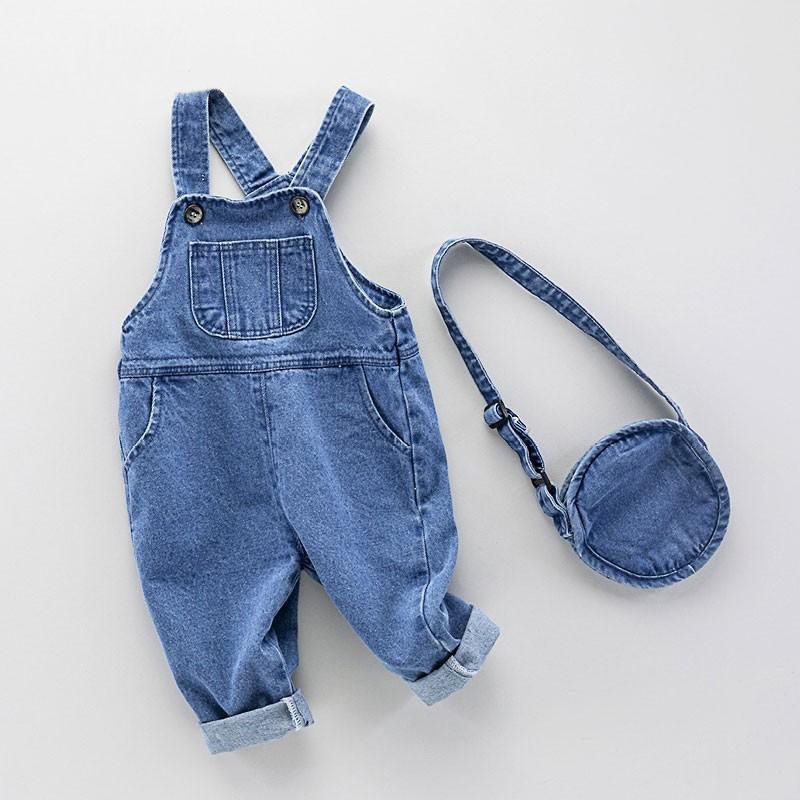 Baby Fashion Versatile Jeans O - Baby Overall Denim review and price