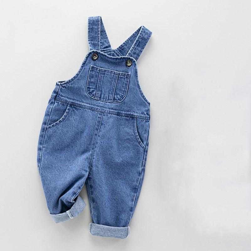 Baby Fashion Versatile Jeans O - Baby Overall Denim review and price