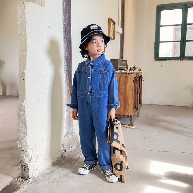 2024 Autumn Children's Denim O - Baby Overall Denim review and price