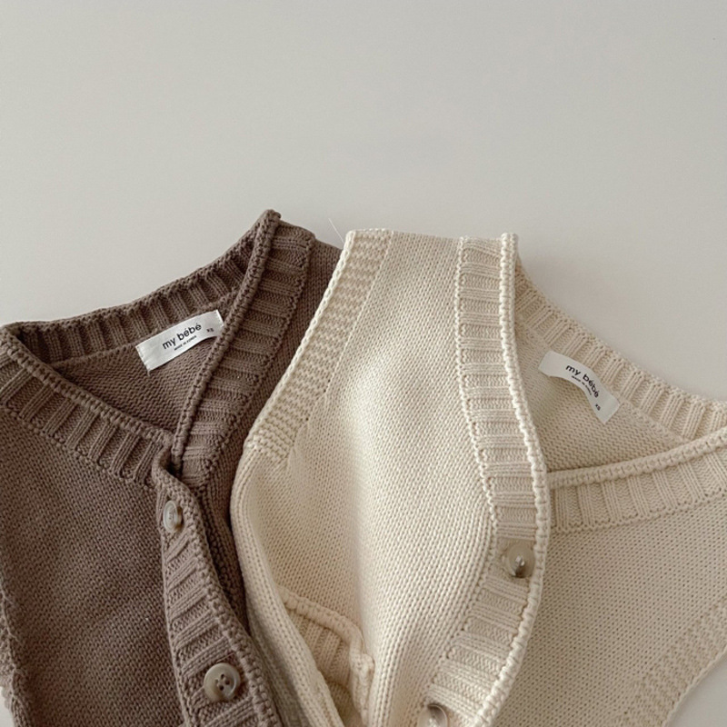 2025 Autumn New Baby Sleeveles - Knit Cardigan Infant review and price