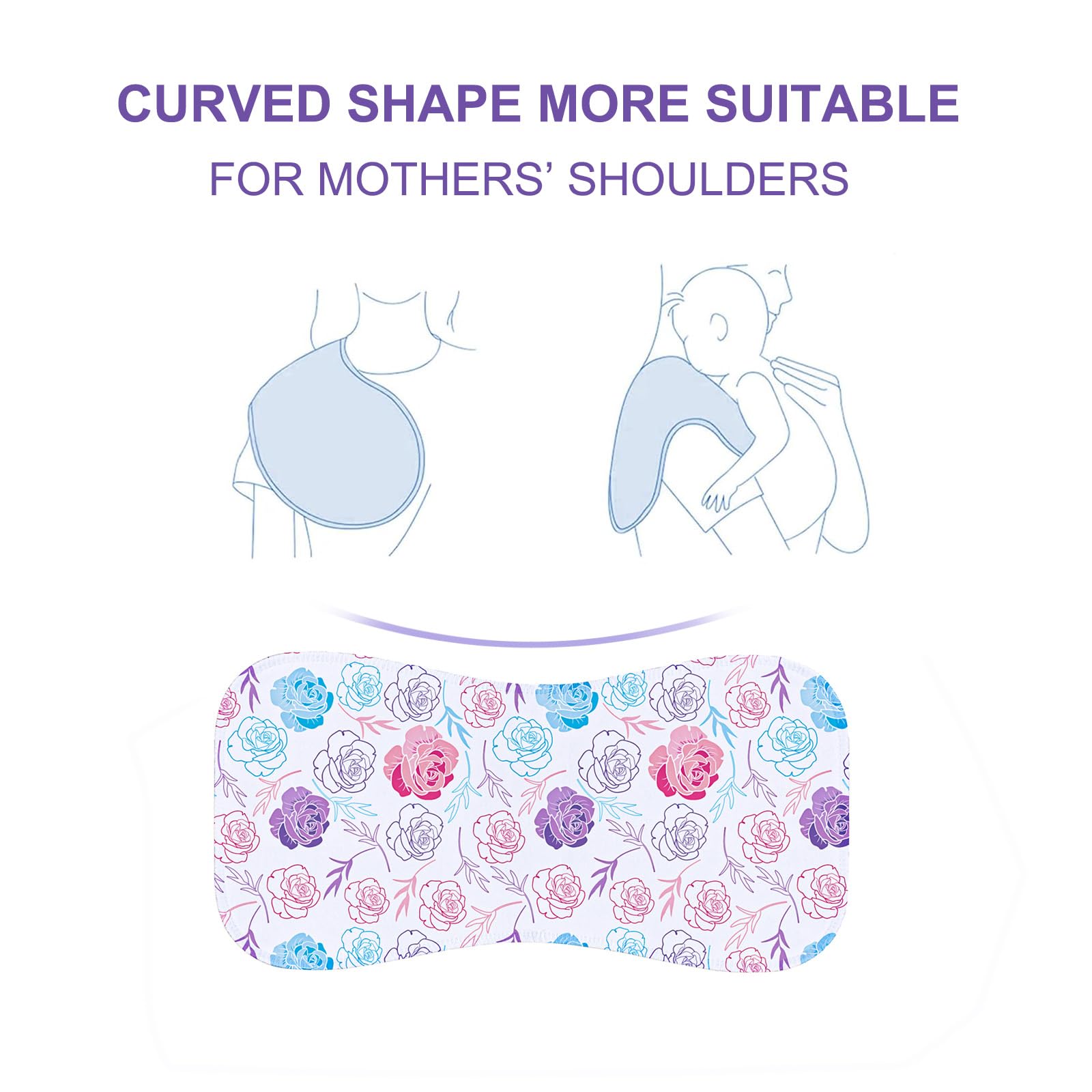 Benoxine 10-Pack Baby Burp Clo - Printed Bibs Pack review and price